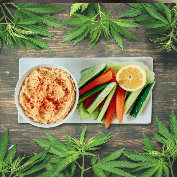 cannabutter hummus