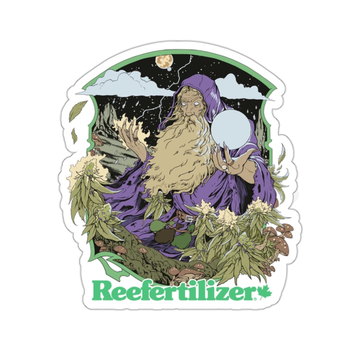 Weed Wizard Sticker